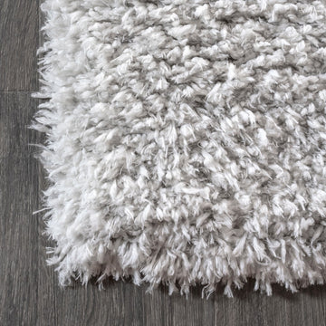 Aydin Solid Plush Shag Area Rug